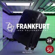FN Rollica กระเป๋าเดินทาง ขนาด 28 นิ้ว รุ่น Frankfurt มาตรฐานจากเยอรมัน มีระบบล็อครหัส TSA ล้อแบบคู่แกนเดียวทั้ง 4 ล้อ หมุนรอบรอบตัว 360 องศา อึด ถึก ทน