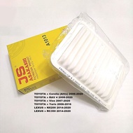 Lọc gió động cơ Toyota Yaris 2006-2016 mã A1013 của JS Asakashi Nhật Bản