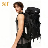 361 Degrees Outdoor Hiking Backpack Top Lid Buckle Bungee Cord Large Capacity Travel Bag