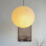 Japanese Style Silent Wind Yu Noguchi Ball Rice Paper Chandelier Medieval Living Room Bedroom Apartm