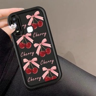 Cherry Bowknot Phone Case For VIVO Y17 Y11 Y15 Y12 Y12i Y3S 1901 1902 1904 Y17S Y16 Y15S Y15A Y01 Y9