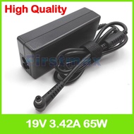 19V 3.42A 65W AC laptop adapter power supply for Asus A40 A42 A43 A45 A450 A455 A46 A83 A84 A85 B42A