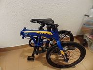 Trinx 2.0 Folding Bicycle Blue Yellow
