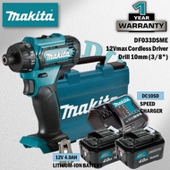 Makita DF033DZ / DF033DWAE / DF033DSME 12Vmax Cordless Driver Drill 10MM (3/8")