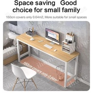 Ih Solid Wood Office Table 160Cm Minimalist Dining Table Iron Study Table Work Table (Horako) *