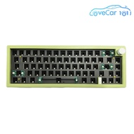 ปุ่มปรับคีย์บอร์ดโครงสร้าง GMK67คีย์บอร์ดเล่นเกม Backlit เชิงกล RGB น้ำหนักเบาทนทานลดความเมื่อยล้าอุ