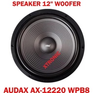 ORIGINAL Speaker Audax AX 12220 WPB8 Speaker Woofer 12 inch Audax