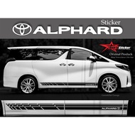 Sticker toyota alphard Accessories toyota alphard 2022 2023