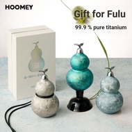 [Quick Shipping] BY923 HOOMEY Pure Titanium Gourd Thermos Cup Portable Gourd Straw Thermos Cup Pure 