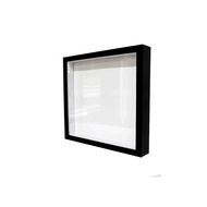 3D Hollow Wooden Block Frame 4cm 20x20 CM Glass/
