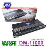 DM hipower เครื่องเสียงรถยนต์ เพาเวอร์แอมป์คลาสดี สำหรับลำโพงขับซับวูปเฟอร์/ซับเบส ClassD กำลังขับ 1
