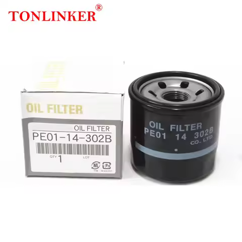 TONLINKER Engine Oil Filter PE01-14-302 PE01-14-302B For Mazda 3 2014-2020 2.0 Mazda 6 2014-2018 2.0