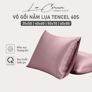 LEE CORNER Premium Tencel 60s Silk Pillowcase, non-zip pillowcase 35x50 40x60 45x65 48x74 50x70 60x8