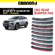 Hc Cargo Toyota Fortuner 2016 - 2021 Rear Bumper Pad Guard Protector Toyota Fortuner Accessories 201