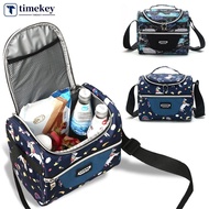 TIMEKEY 5L Thermo Lunch Bag Waterproof Insulated Bag Thermal Lunch Bag Kids Picnic Bag A7P7