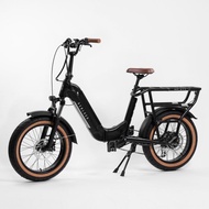 GOLUCK 摺疊電動輔助自行車-黑色