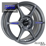 Car rim sticker. p1 reacing rim sticker