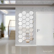 Manufacturers Supply Hexagonal Mirror Acrylic Mirror Wall Stickers Background Wall Decoration Crystal Stereo Mirror Stic