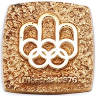 Commemorative table Medal Olympic Games Montreal 1976