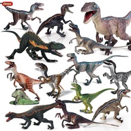 คุณภาพสูงพีวีซีแบบชุดฟิกเกอร์ Jurassic Savage Blue Velociraptor Indoraptor โมเดลโลกไดโนเสาร์แอคชั่น