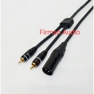 Canare Jack Audio Cable Canon XLR Male To RCA Nakamichi Male Branch 50cm-5mtr