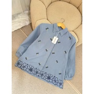 BLOUSE BULKY LINEN K1631