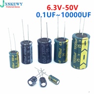 6.3V 10V 16V 25V 35V 50V High Frequency Low ESR Aluminum Capacitor 10UF 22UF 100UF 220UF 330UF 470UF