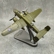 Diecast Metal B25 Plane 1/144 Scale USAF B-25 Bomber Fighter Aircraft Airplane Model Toy For Collect