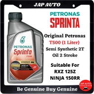 Petronas Sprinta T500 (1 Liter) - Semi Synthetic 2T Oil 2 Stroke- For RXZ 125Z NINJA 150RR
