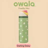 100% ORIGINAL Owala FreeSip 24oz Stainless Steel Water Bottle Darling Daisy