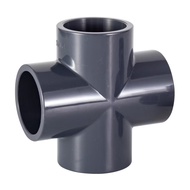 N30 DIN CROSS GREY UPVC PIPE FITTINGS - DIY AQUARIUM PIPING