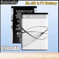 BL 5B 890mAh Battery 5300 5320 N83 6120c 7360 3230 5070 3220 Li Batteries Rechargeable for Mobile Ph