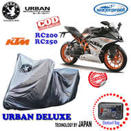 DELUXE PREMIUM Cover Sarung Tutup Penutup Selimut Pelindung Body Bodi Motor KTM RC 200-250 Anti Air