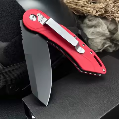 Pocket Folding Knife D2 Blade Camping Hunting Self-defense Adventure Jungle Tactical Outdoor Durable