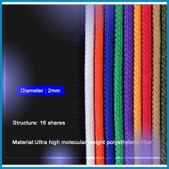 1 Meter 2mm Blue   Red  White  Black  Green  Color  Spearfishing Line Speargun Rope Fish Gun Rope