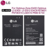 LG Original BL-44JN สำหรับ LG Optimus Zone E400 Optimus L3 E400 L5 E612 EAC61679601 P970 E510 LGE510