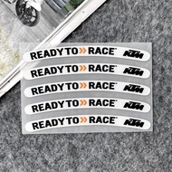 สติกเกอร์ยาง KTM Dukeสติ๊กเกอร์ขอบล้อสติกเกอร์ฮับ KTM สำหรับ Duke 200 Rc200 Duke 390 Rc390 350 390กา