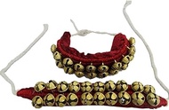 NEW Red Classical Dancing Indian Ethnic Ghungroo Anklet Women Jewellery 2 MRS,6.19