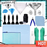 Photosensitive Resin 3D Printer Tool Kit Photocuring Resin Printer Tool Accessories Set for SLA/DLP 