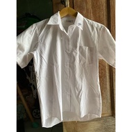 KEMEJA KATUN Men's White Shirt Women's/ - Cotton Ld 100cm P55cm