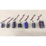 Capacitor 2200 uf 16v 2200 25v 2200uf 50v 3300uf 25v 3300uf 50v 4700uf 25v 4700 50v