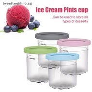 TW Ice Cream Pints Cup For Ninja Creamie Ice Cream Maker Cups Reusable Can Store Ice Cream Pints Containers With Sealing SG