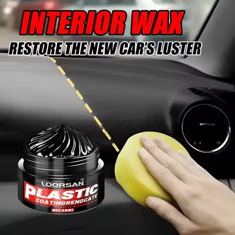 Automotive Plastic Restoration Wax - All-Vehicle Interior & Exterior Panel Renewal Coating Agent, Cr