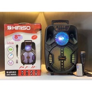 KIMISO 4005 8" BLUETOOTH LOUD SPEAKER WITH MIC AND CON