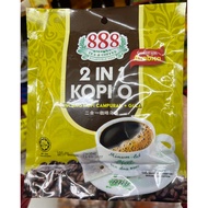 888 TEA & COFFEE  2in1 KOPI O + Gula (3’s x 13g)