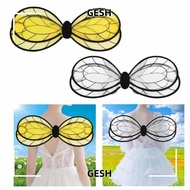GESH Fairy Wings, Lightweight Black Yellow Bee Wings, Fairy Costume Bee Costume Wings Cosplay Event