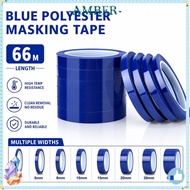 AMBER Coding Tape, 66 Meters 3/5/8/10mm Width Marking Tape, High Insulate Blue Whiteboard Tape