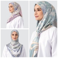 Ready Stock - Naelofar Ailyn Square / Bawal - Neelofar Hijab 3 Warna Neelofar Printed Square
