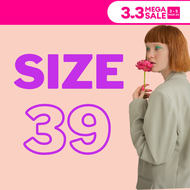 SIZE - 39 รองเท้าคัชชูหนังแกะแท้ ส้นสูง รองเท้าคัชชูใส่ทำงาน