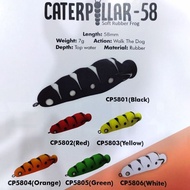 EXP Caterpillar-58s Soft Frog Katak Palsu Soft Rubber Frog EXP